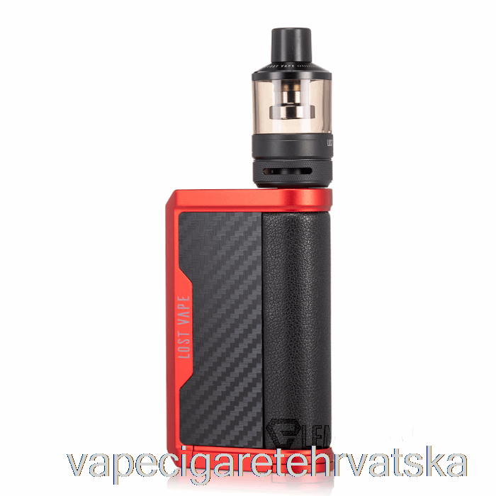 Vape Hrvatska Lost Vape Centaurus Q200 Starter Kit [podtank] Mat Crvena Karbonska Vlakna